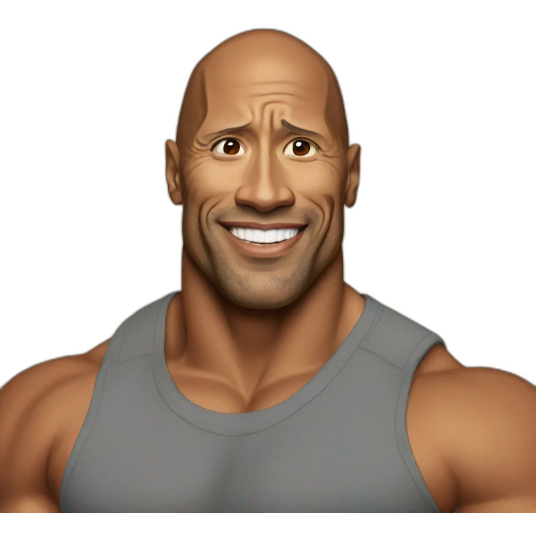 Dwayne Johnson emoji