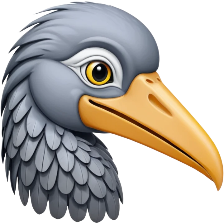 dinobird shoebill emoji