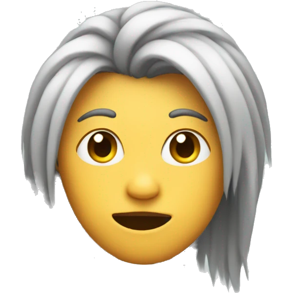 face covered with hair emoji