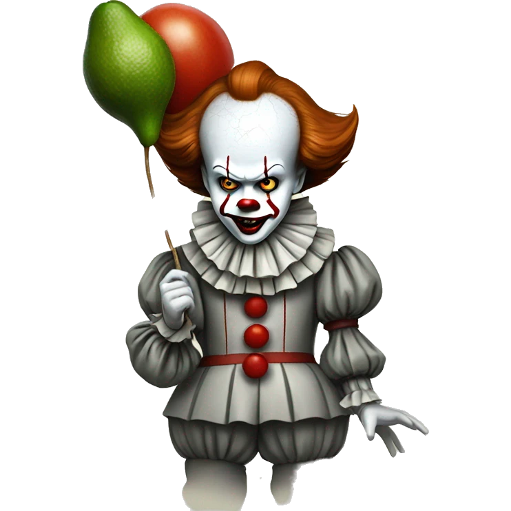 Pennywise with avocado emoji