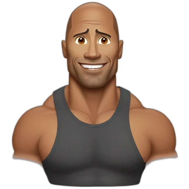 Dwayne Johnson emoji