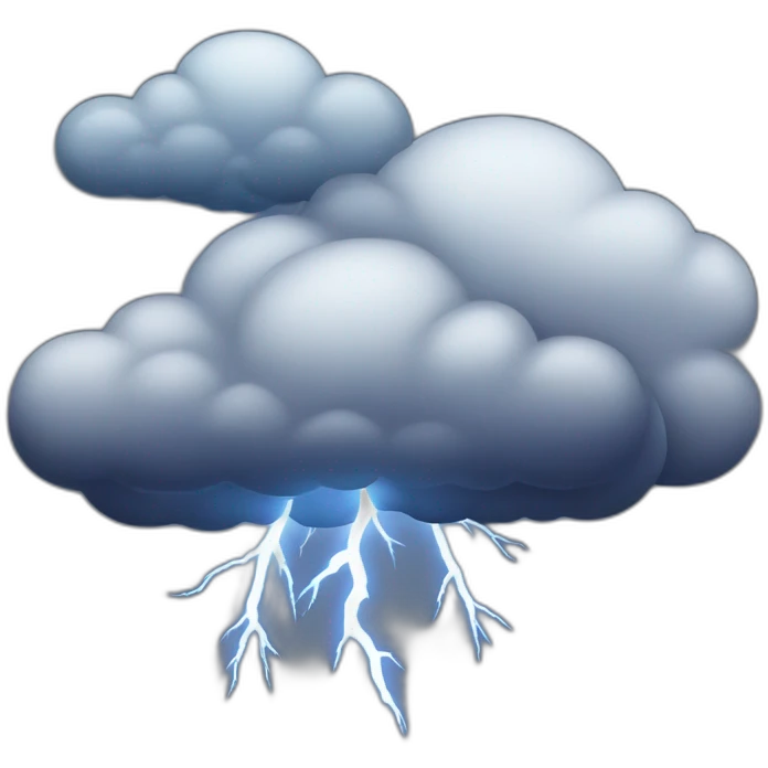 Thunderstorm  emoji