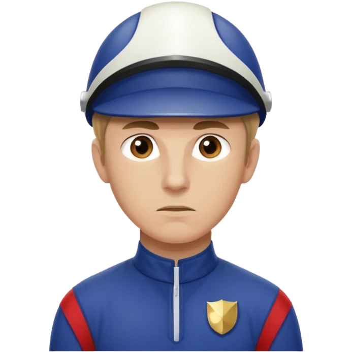 horse jockey men face emoji