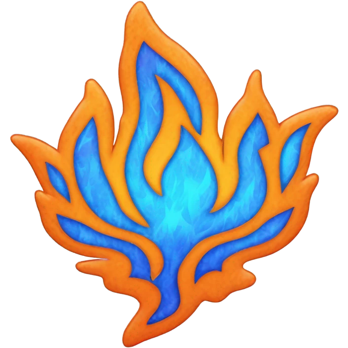 frozen flame emoji