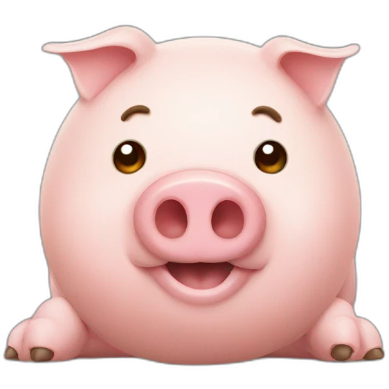 farting pig emoji