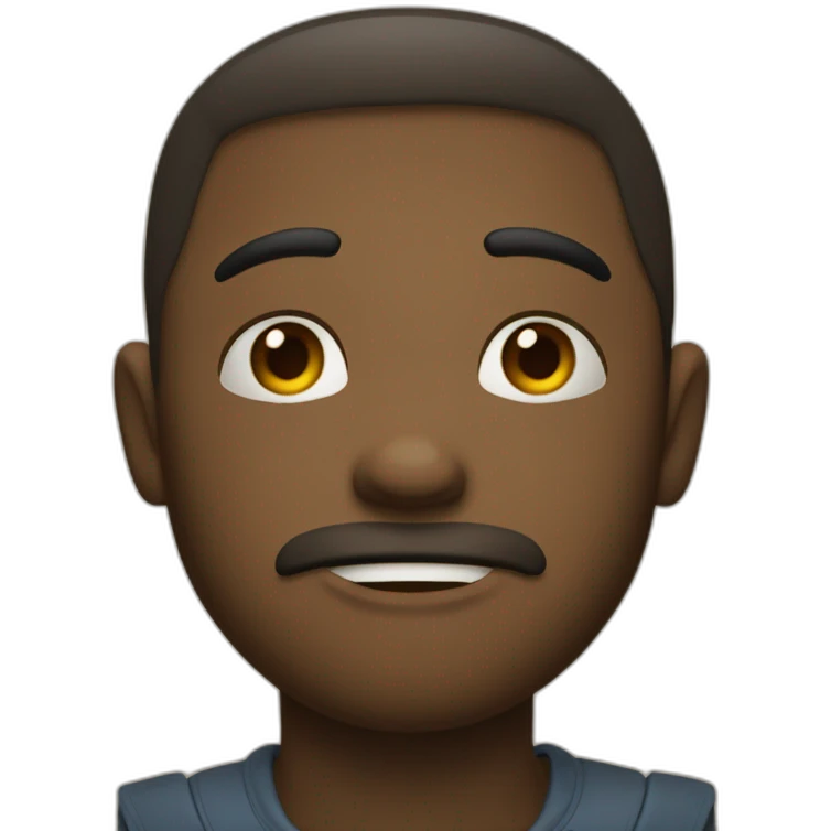Un emoji à la fois frustré et triste en même temps emoji