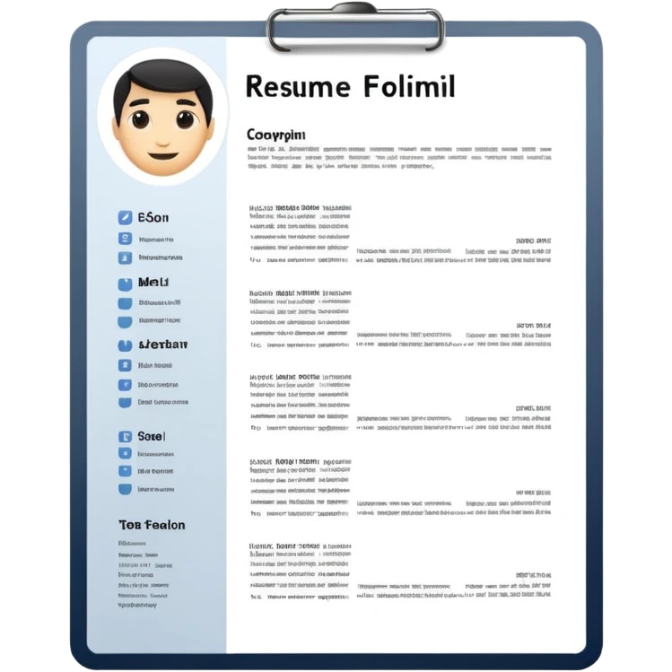 resume letter emoji