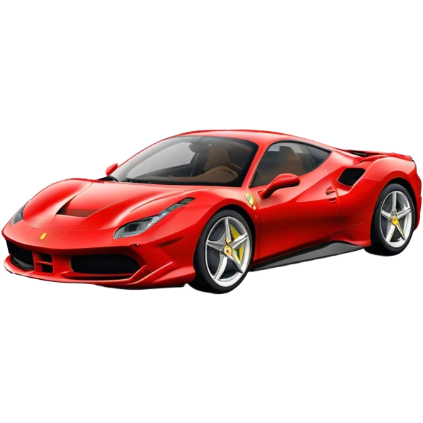 Ferrari 488 GTB - Ferrari (Model Year: 2020) (Iconic colour: Red) emoji