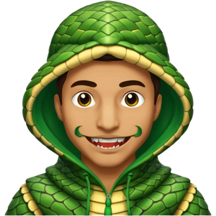 man in snake costume  emoji
