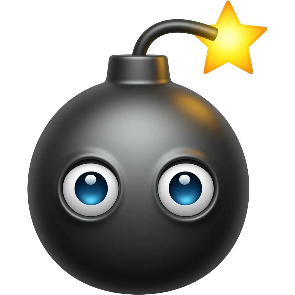 bomb emoji