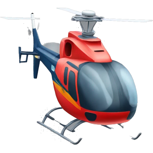 Single seat helicopter  emoji