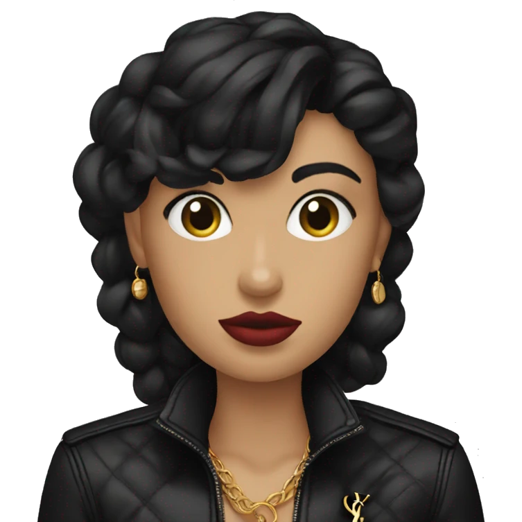 Black ysl wallet emoji