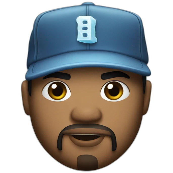 Ice cube, rapper emoji