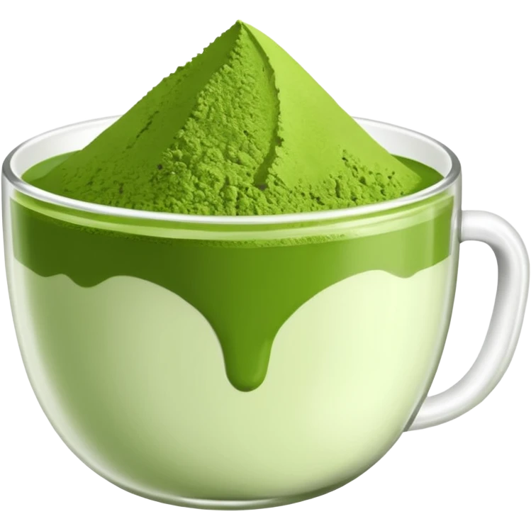 Matcha green tea emoji