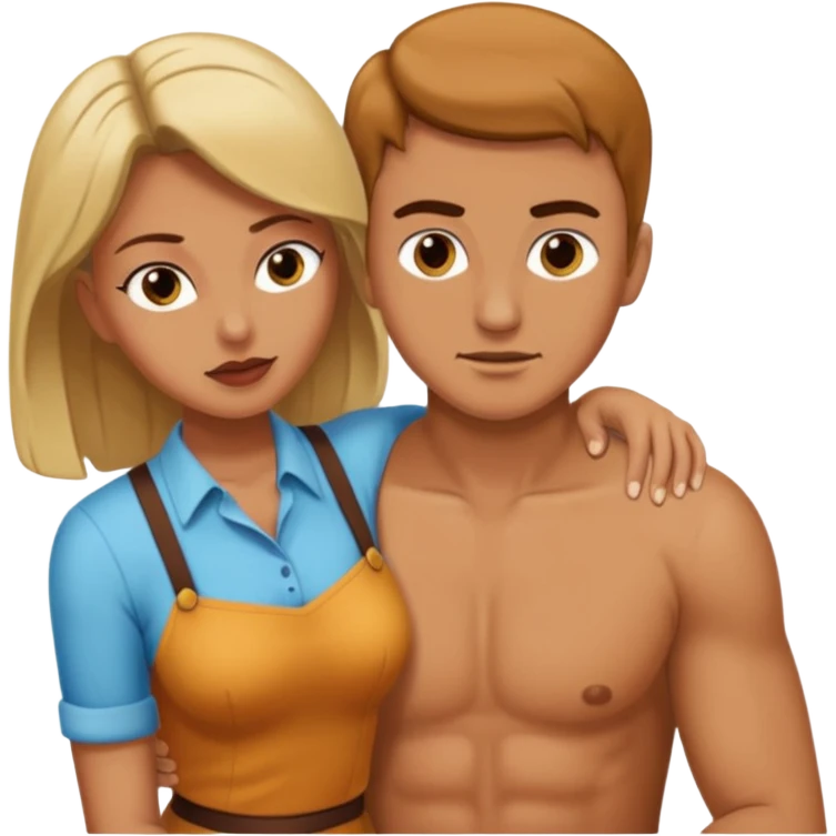 Woman Spanking man emoji