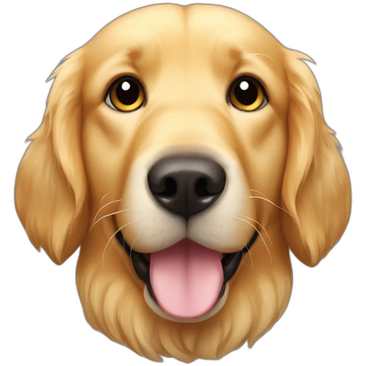 Golden retriever carateca emoji