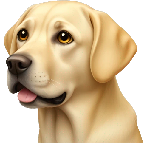 Yellow Labrador  emoji