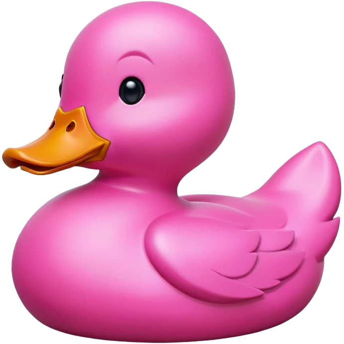 Pink duck emoji