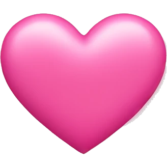 pink heart + bow emoji
