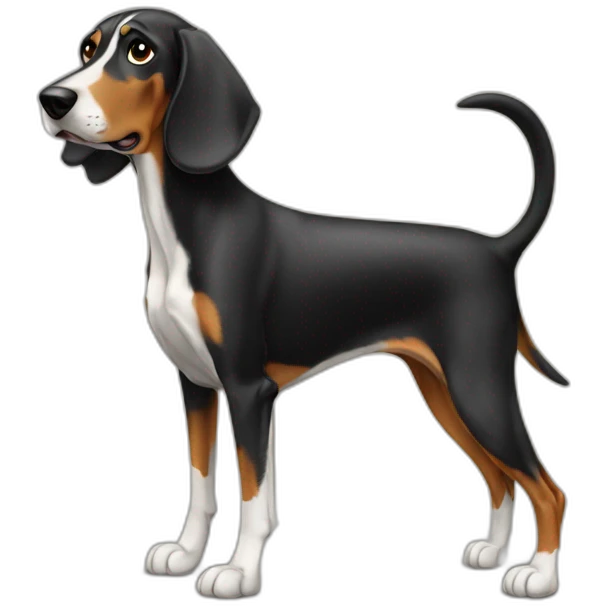 coonhound walking emoji