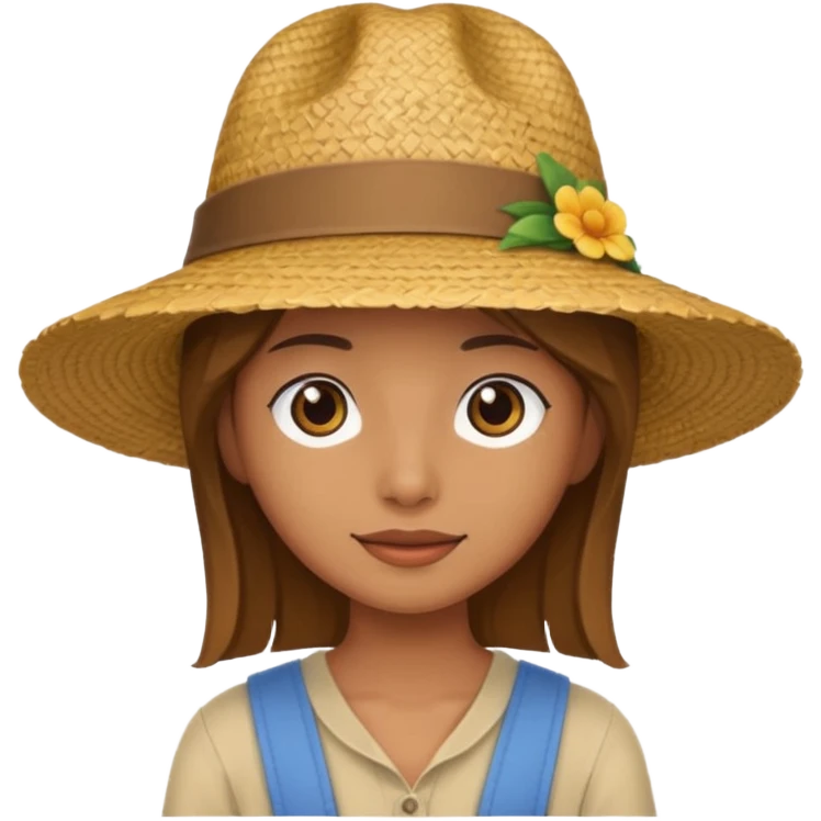 chapeau luffy one pièce  emoji