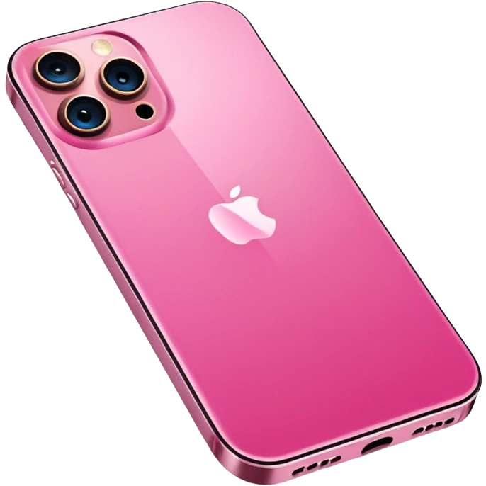 Pink iPhone 14 Pro Max emoji