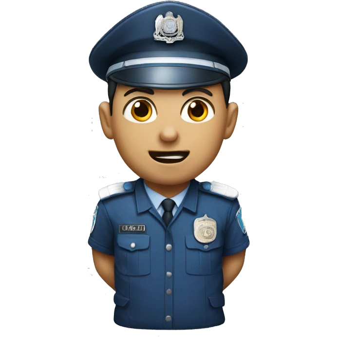Un chen policiiers  emoji