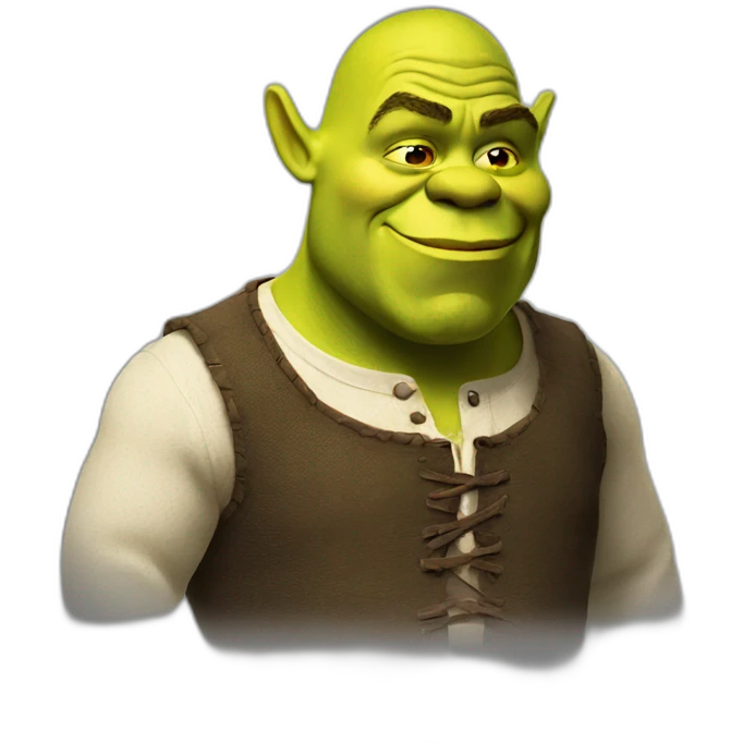 Drunk shrek emoji