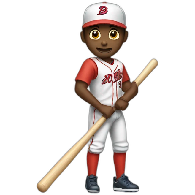 guy with baseball bat in hand emoji