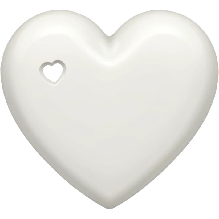 화이트 하트 emoji