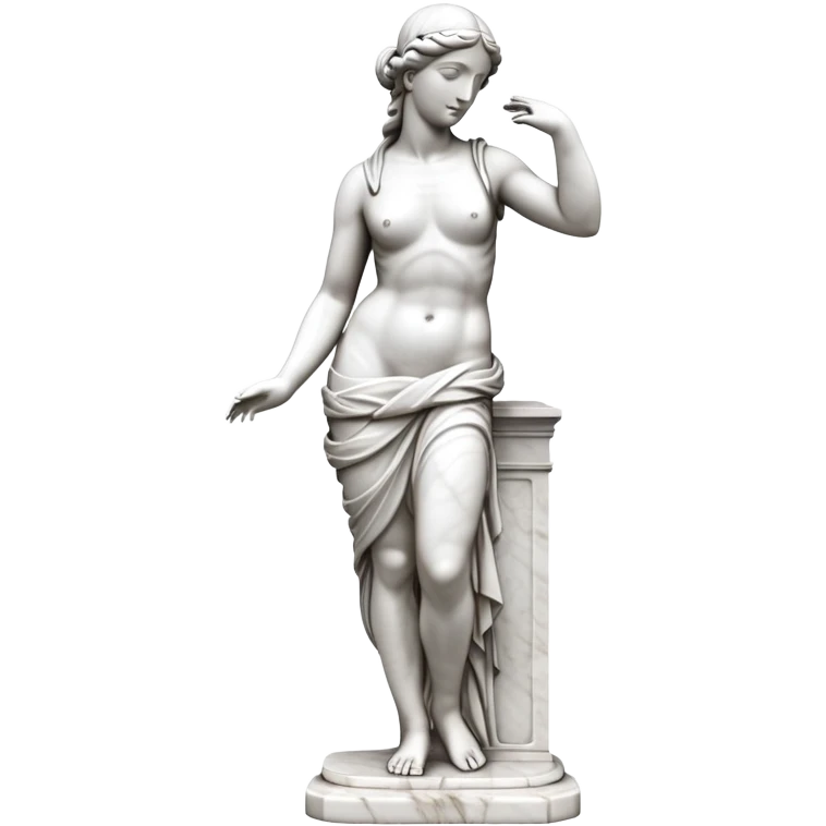 Venus de Milo statue, classical Greek sculpture of Aphrodite without arms emoji