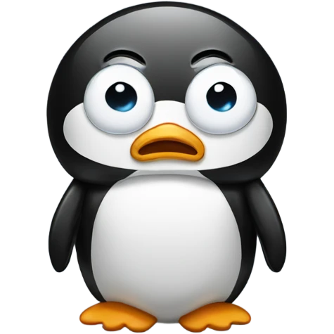 crying penguin emoji