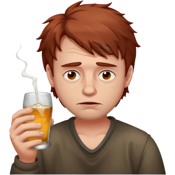 Drunk guy emoji