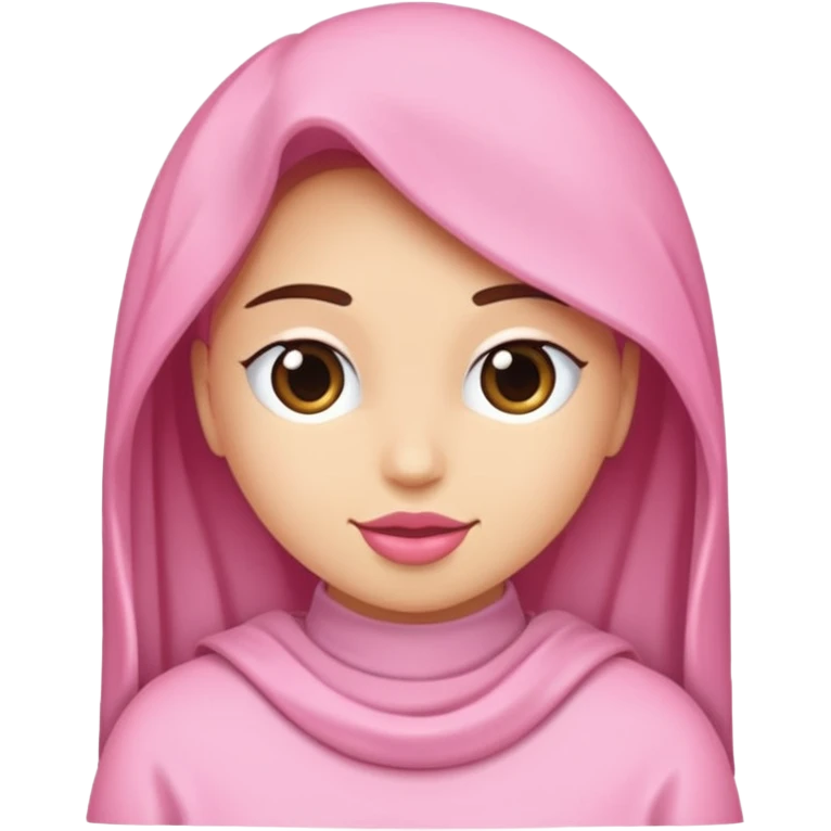 Beyaz kalp ve pembe kurdele emoji