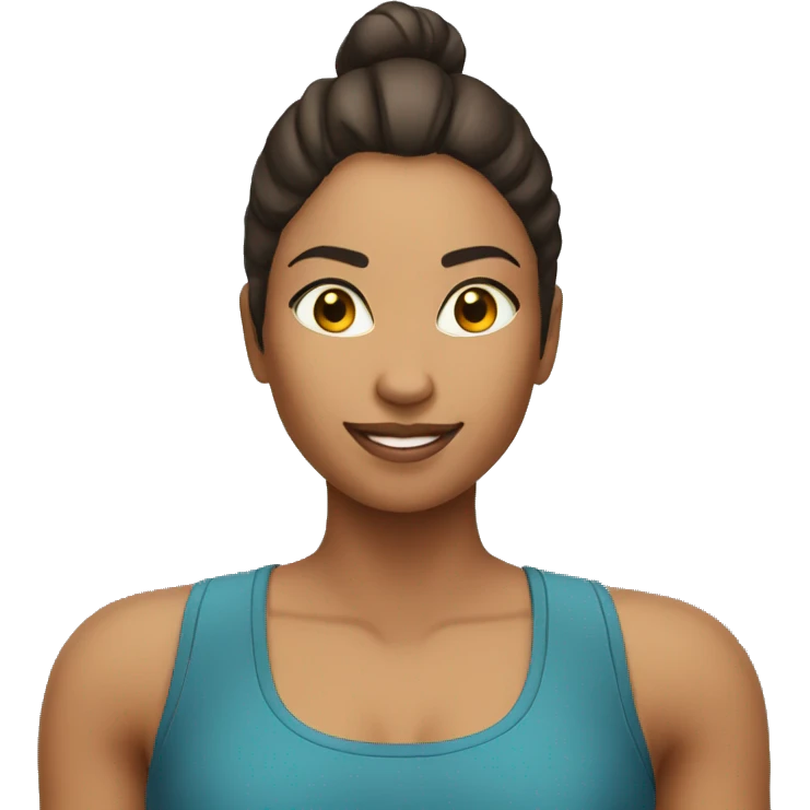 personal trainer mujer emoji