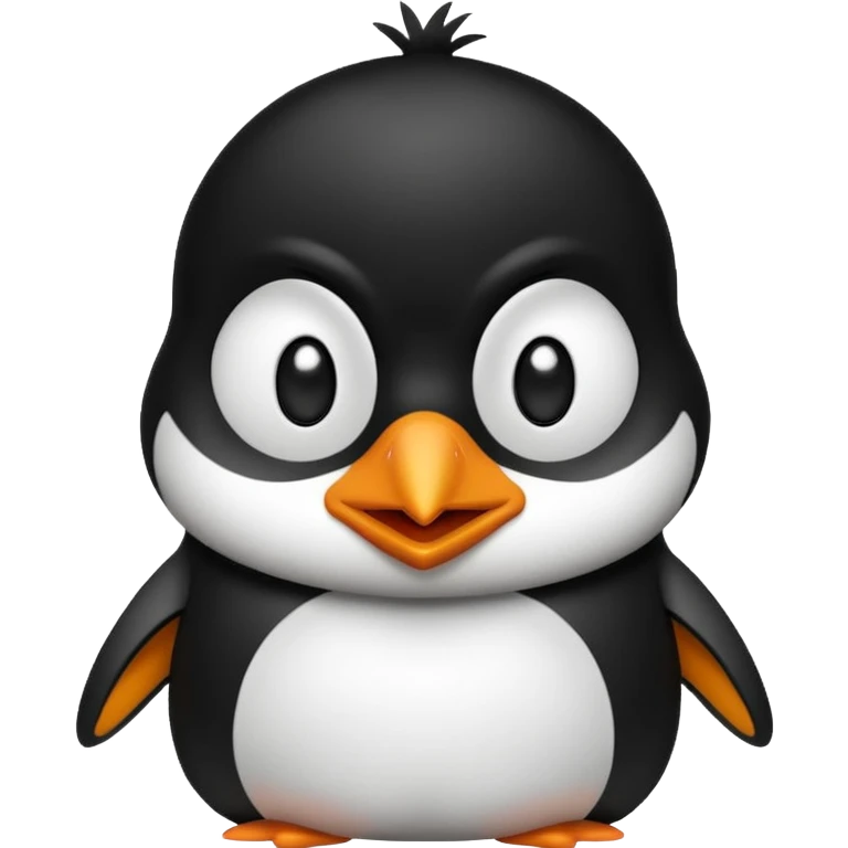 Mad penguin  emoji
