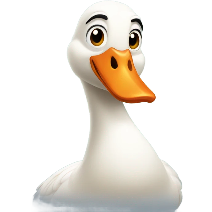 Silly goose emoji