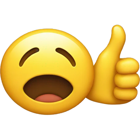 A sign that says OK emoji