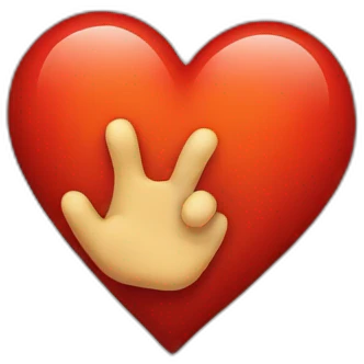 mains coeur iphone emoji