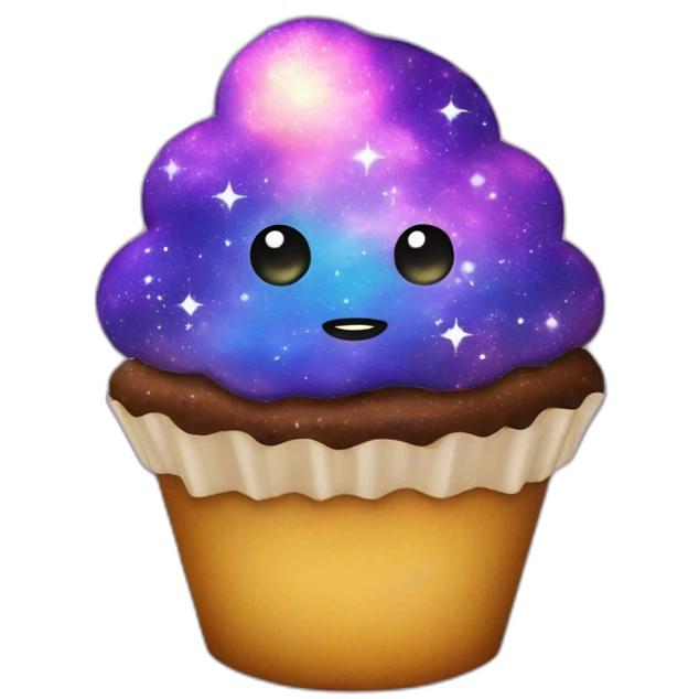 galaxy cupake emoji