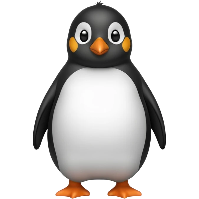 Fat penguin emoji