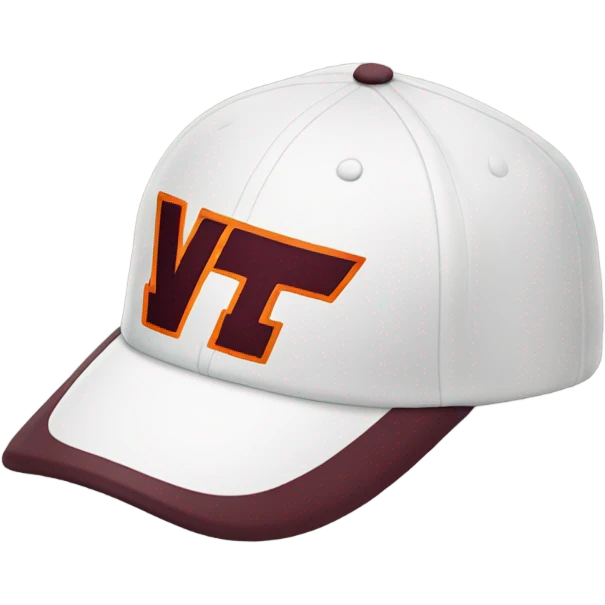 single virginia tech VT baseball cap emoji
