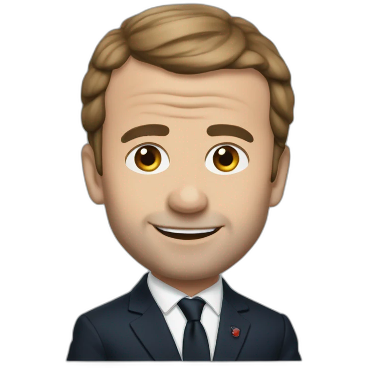 macron crazy emoji