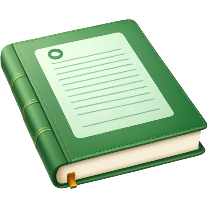 Un livre vert  emoji