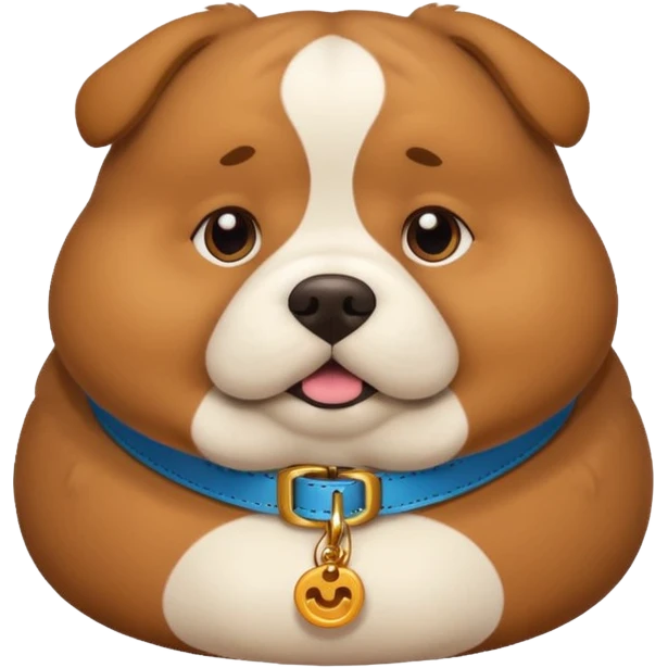Fattest dog in the world emoji