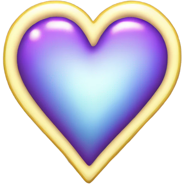 Shiny static heart  emoji