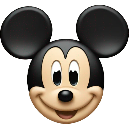 Mickey Mouse emoji
