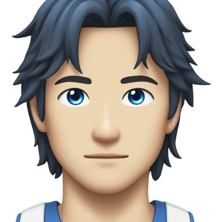 Gojo satoru with body and blue eyes emoji