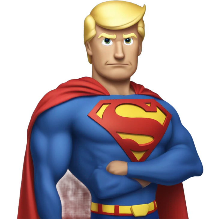Donald Trump Superman emoji