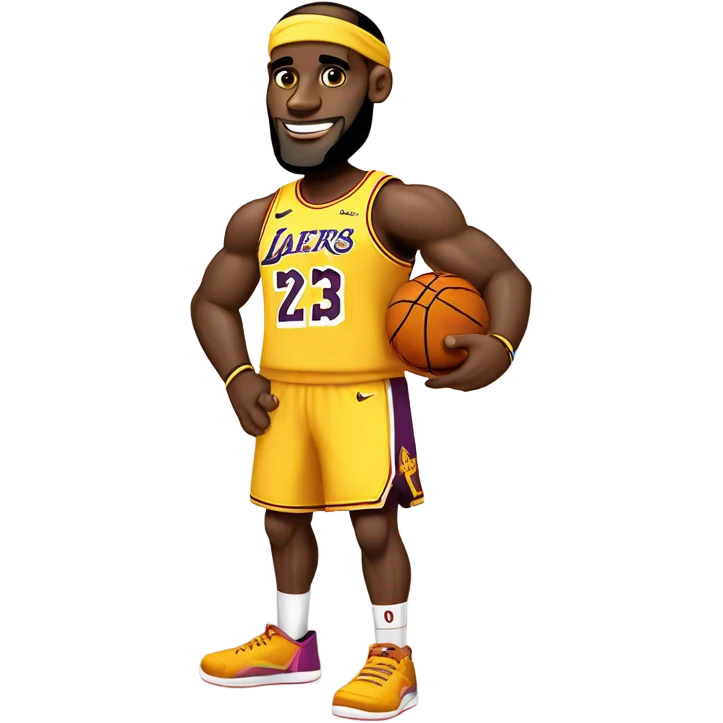 make lebron  emoji